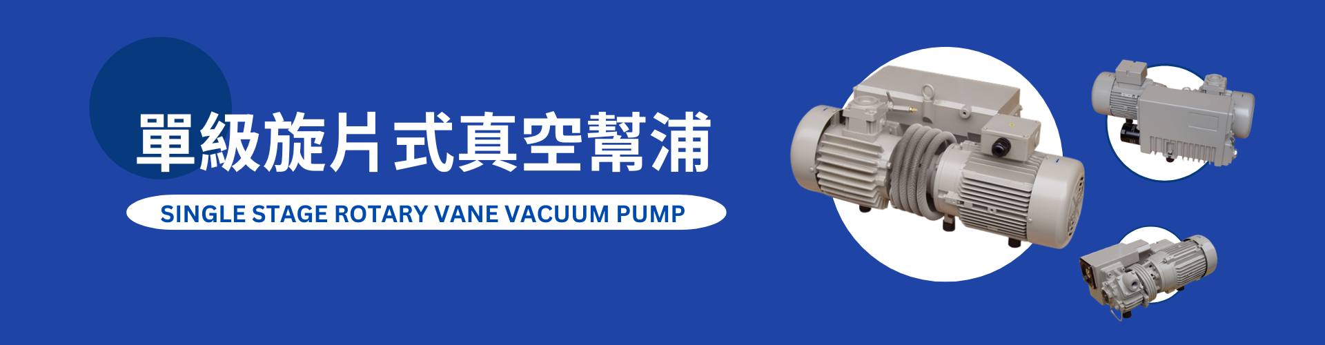 single stage rotary vacuum pupm